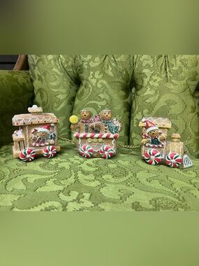 Gingerbread Candy Train Christmas Decor/Ornaments